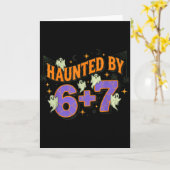 67 Meme Halloween Kostuum Heeft Last Van 6-7  Kaart (Gele Bloem)