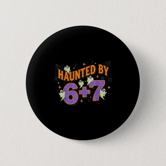 67 Meme Halloween Kostuum Heeft Last Van 6-7  Ronde Button 5,7 Cm (Voorkant)