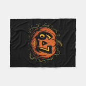 67 Meme Halloween Pompoen - Six Seven Gen Alpha Z Fleece Deken (Voorkant (Horizontaal))