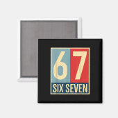 67 Meme Hoop Poster Stijl Magneet (Voorkant / Achterkant)
