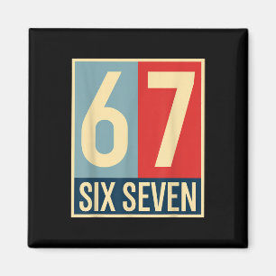 67 Meme Hoop Poster Stijl Magneet