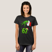 67 Meme Humor 6-7 Funny Six Seven Christmas  T-shirt (Voorkant volledig)