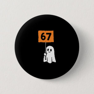67 Meme Humor 6-7 Grappig Zes Zeven Halloween Ronde Button 5,7 Cm