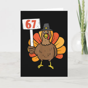 67 Meme Humor 6-7 Grappige Zes Zeven Dankdag Turki Kaart