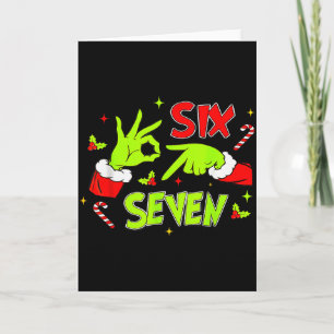 67 Meme Humor 6 7 Grappige Zes Zeven Kerst Kaart