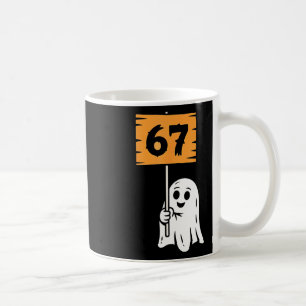67 Meme Humor 6-7 Zes Zeven Halloween Koffiemok