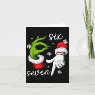 67 Meme Humor Grappige Kerstman Zegt Zes Zeven Ker Kaart