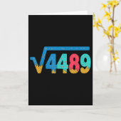 67 Meme Ice Cream Drip Square Root 4489 Slang Math Kaart (Gele Bloem)