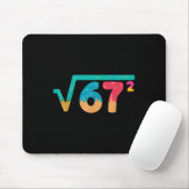 67 Meme Ice Cream Drip Square Root 67² Slang Math Muismat (Met muis)