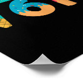 67 Meme Ice Cream Drip Square Root 67² Slang Math  Poster (Hoek)