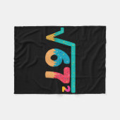 67 Meme Ijs Drip Vierkantswortel 67² Slang Wiskund Fleece Deken (Voorkant (Horizontaal))