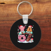 67 Meme Kawaii Axolotl Capybara Christmas Ice Crea Sleutelhanger (Voorkant)