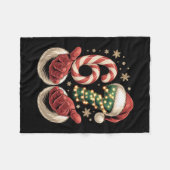 67 Meme Kerst Grappig 6 7 Gen Alpha Jargon Kerstma Fleece Deken (Voorkant (Horizontaal))