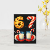 67 Meme Kerst Koekje Candy Cane Grappig Zes Zeven Kaart (Gele Bloem)