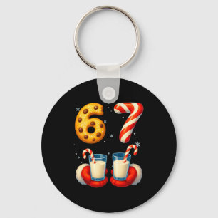 67 Meme Kerst Koekje Candy Cane Grappig Zes Zeven Sleutelhanger