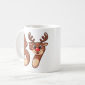 67 Meme Kerst Rendier Mok (Voorkant links)