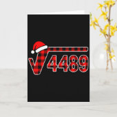 67 Meme Kerst Vierkantswortel 4489 Zes Zeven Wisku Kaart (Gele Bloem)
