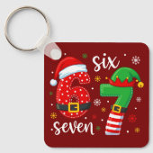 67 Meme Kerstmis Sleutelhanger (Voorkant)