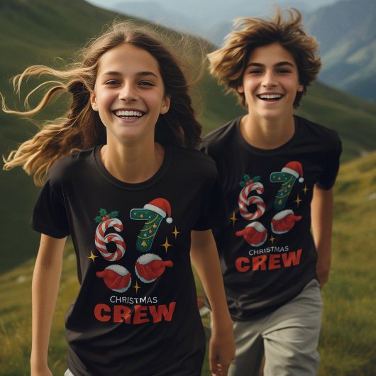 67 Meme “Kerstploeg” T-shirt