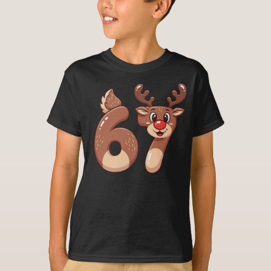 67 Meme Kerstrendieren T-shirt (Voorkant)