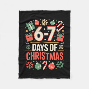 67 Meme Kerstvakantie Grappig Zes Zeven Gen Alph Fleece Deken