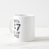 67 Meme Leraar 6 7 Koffiekopjes Hebben Zes Zeven K Koffiemok (Voorkant links)