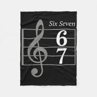 67 Meme Muziekslang Muzikant Zes Zeven Grappige Mu Fleece Deken