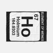 67 Meme Nummer Element Van Memes Periodiek Systeem Fleece Deken (Voorkant (Horizontaal))