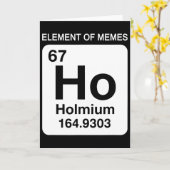67 Meme Nummer Element Van Memes Periodiek Systeem Kaart (Gele Bloem)