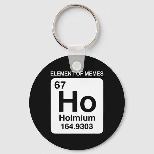 67 Meme Nummer Element Van Memes Periodiek Systeem Sleutelhanger (Voorkant)