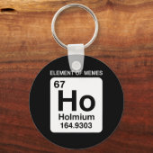 67 Meme Nummer Element Van Memes Periodiek Systeem Sleutelhanger (Voorkant)