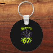 67 Meme Ouders Halloween Kostuum Brain Rot 6-7 Si Sleutelhanger (Voorkant)