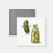 67 Meme Pickle Verrassing Een Pot Gesneden Augurke Magneet (Voorkant / Achterkant)