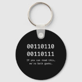 67 Meme programmeur binaire code grappig zes zeven Sleutelhanger (Voorkant)