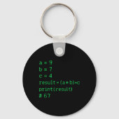 67 Meme Python Code Result Geek Humor Zes Zeven Pr Sleutelhanger (Voorkant)