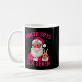 67 Meme Santa Says Six Seven Christmas Xmas Nk Gir Koffiemok (Links)