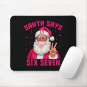 67 Meme Santa Says Six Seven Christmas Xmas Nk Gir Muismat (Met muis)