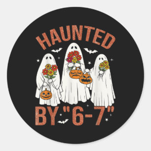 67 Meme Schattig Boo Halloween Kostuum Geest  Ronde Sticker