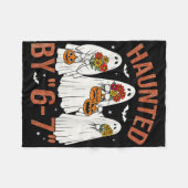 67 Meme Schattig Boo Halloween Kostuum Heeft Angst Fleece Deken (Voorkant (Horizontaal))