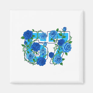 67 Meme School Wilde Bloemen Bloemrijk Kleurrijke Magneet