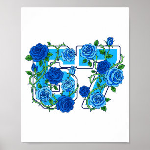 67 Meme School Wilde Bloemen Bloemrijke Bloemen Poster