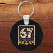 67 Meme Shirt _ Six Seven Funny Halloween Design  Sleutelhanger (Voorkant)