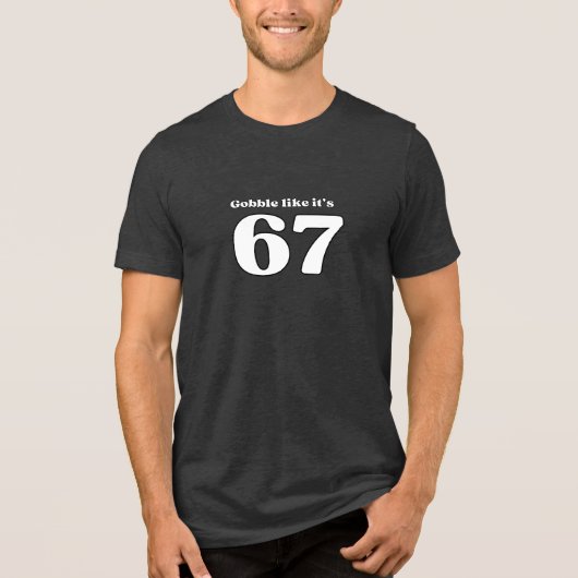 67 Meme Shirt • Six Seven Trend (Voorkant)