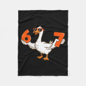 67 Meme Silly Goose 6 7 Six Seven 6-7  Fleece Deken (Voorkant)