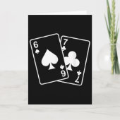 67 Meme Six Seven 6–7 Grappige Speelkaarten Kaart (Voorkant)