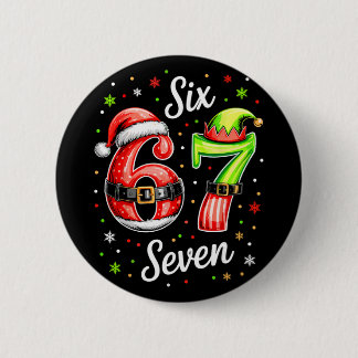 67 Meme Six Seven 6 7 Kids Women Men Boys Girls Ch Ronde Button 5,7 Cm