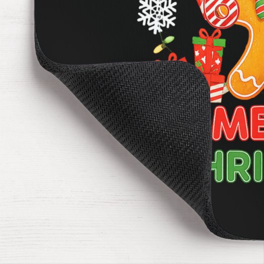 67 Meme Six Seven 6 7 Meme Funny Christmas Gingerb Muismat (Hoek)