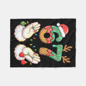 67 Meme Six Seven 6 7 Meme Funny Christmas Santa R Fleece Deken (Voorkant (Horizontaal))