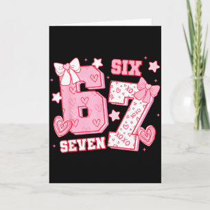 67 Meme Six Seven 6 7 Valentijnsdagen  Kaart