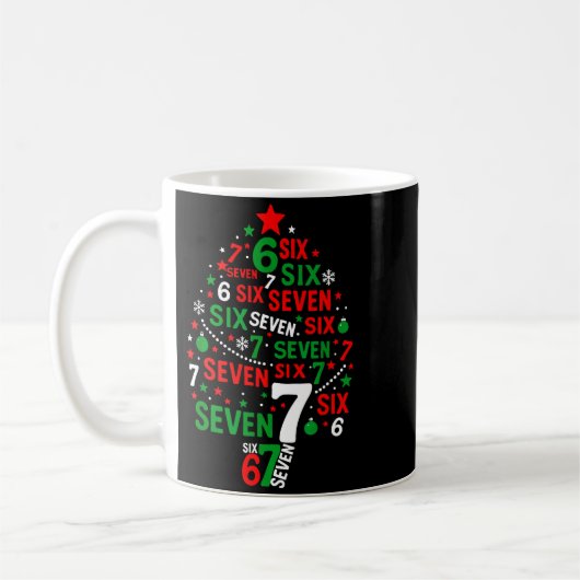 67 Meme Six Seven Boys Girls Kids Christmas Tree  Koffiemok (Links)